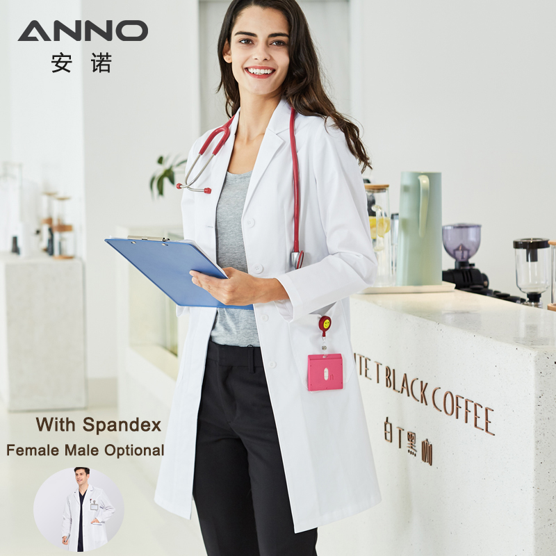 Medical Lab Coats - ANNO Long Sleeve Lab Uniforms With