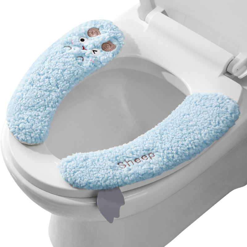 Water Bath Laboratory - Thickened Warm Plush Sterile Toilet Seat