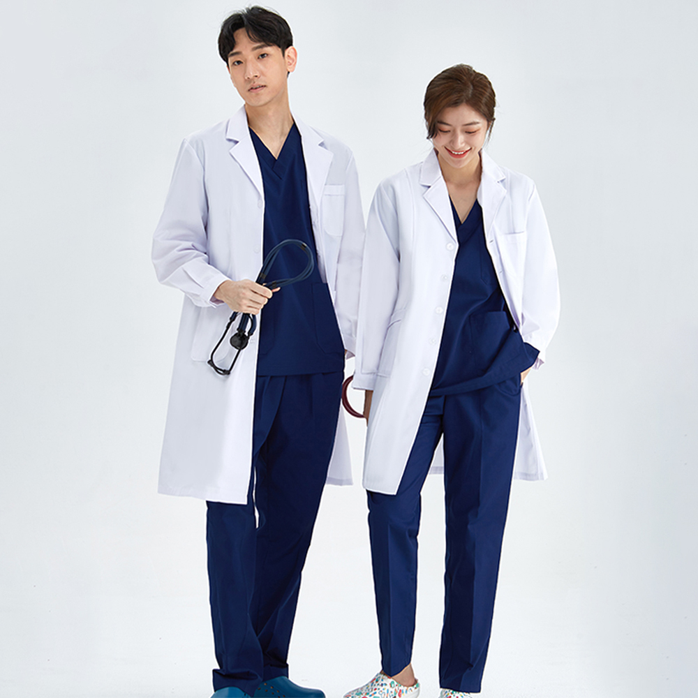 Medical Lab Coats - Unisex White Coat Lab Coat Hospital