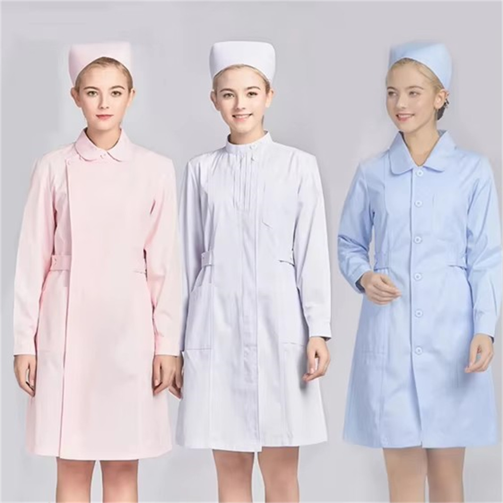 new pure cotton breathable whi - Medical Lab Coats recension och pris