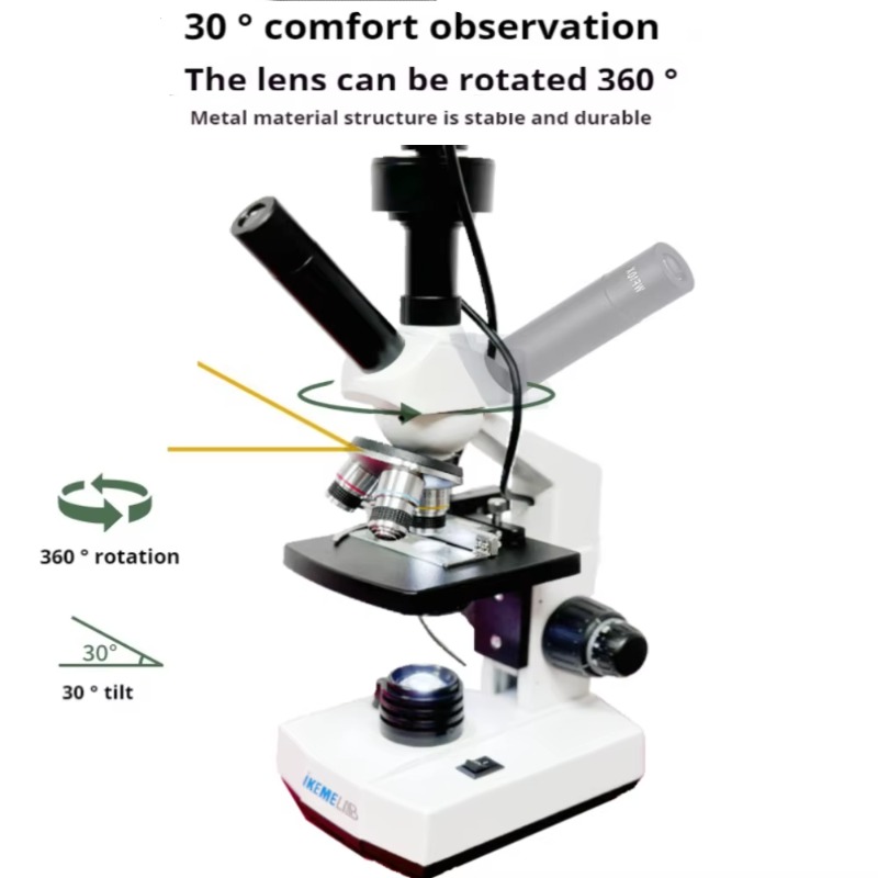 HD Screen Digital Microscope B - Medical Lab Microscope recension och pris