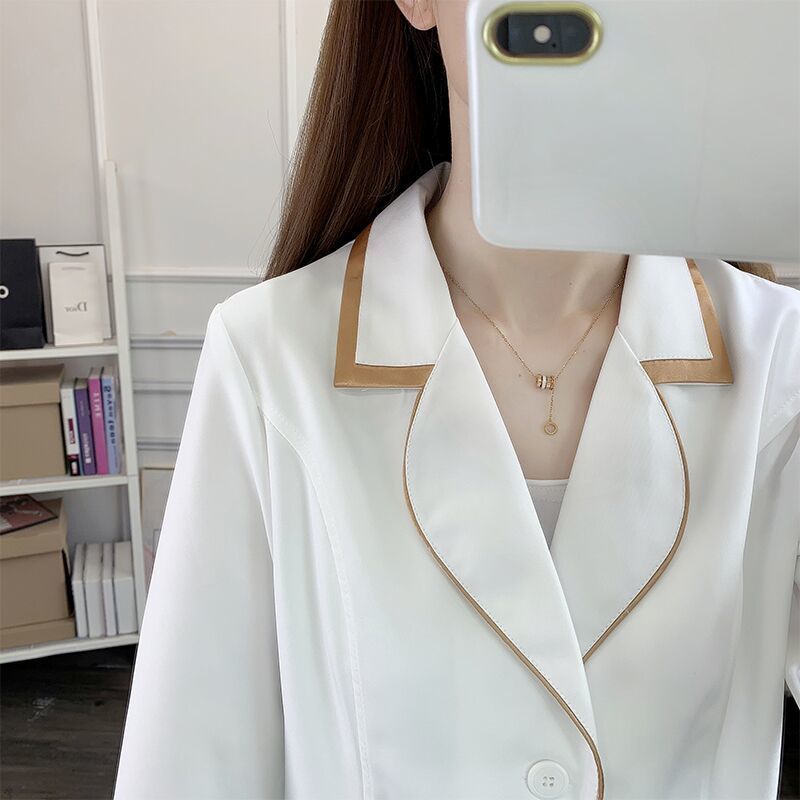 white short beauty uniform dre - Medical Lab Coats recension och pris