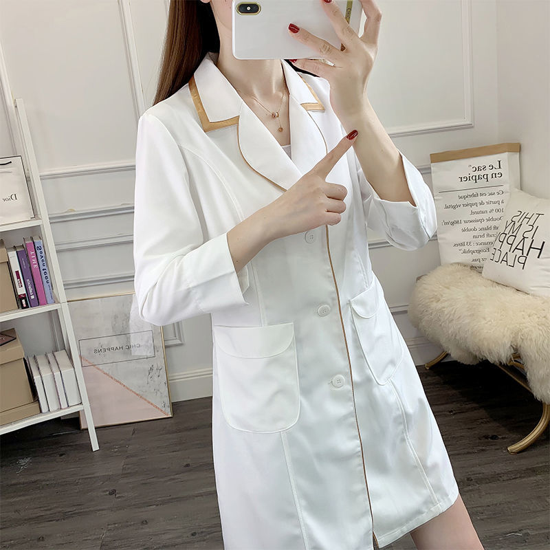 white short beauty uniform dre - Medical Lab Coats recension och pris