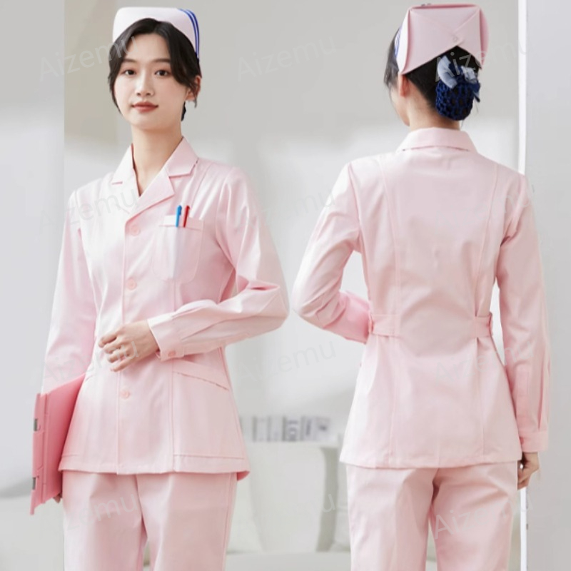 New White Long Sleeve Nurse Un - Medical Lab Coats recension och pris