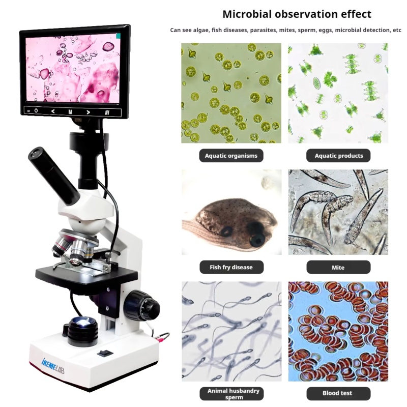 IKEME 100X Laboratory Microsco - Medical Lab Microscope recension och pris